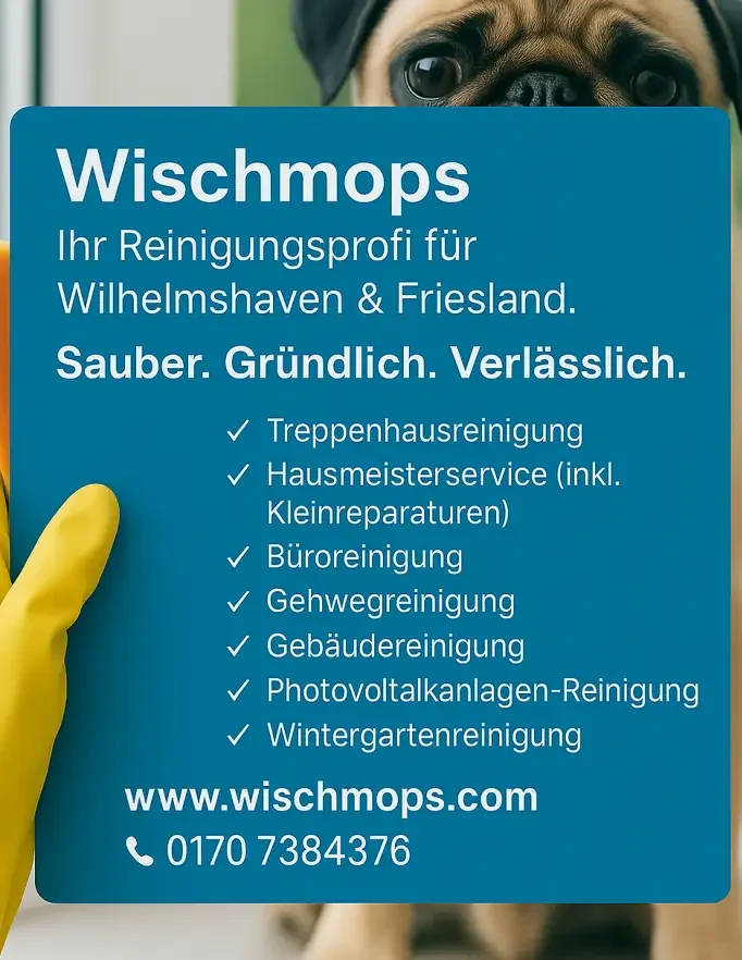 Wischmops Gebäudereinigung – Unterhaltsreinigung in Wilhelmshaven & Friesland